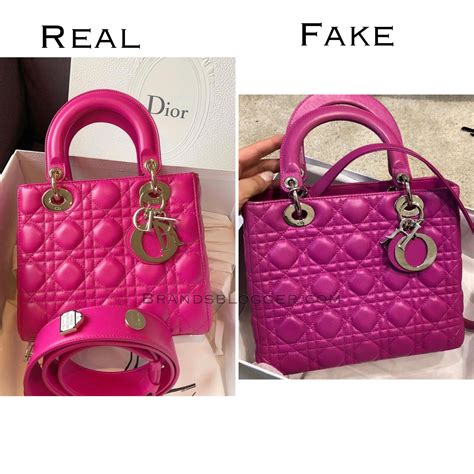 christian dior fake vs real|real dior bag.